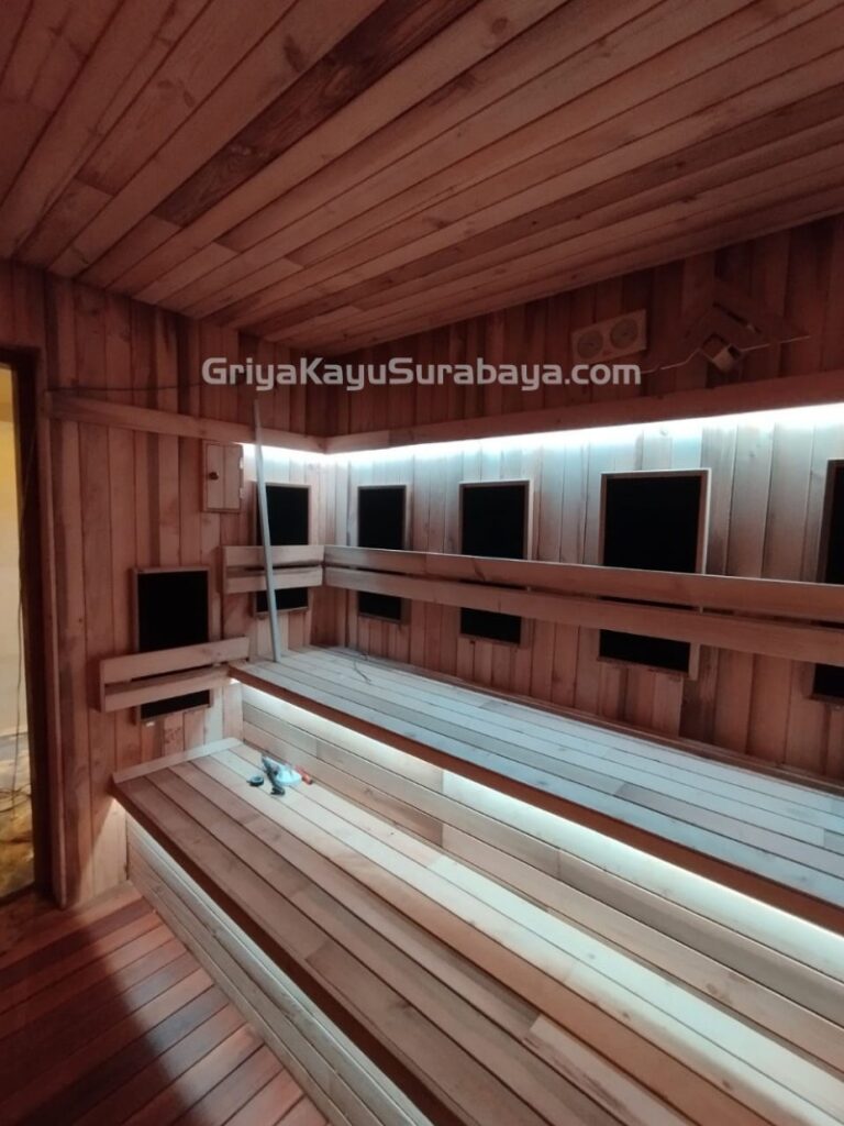 jasa pembuatan ruang sauna - griya kayu - 06