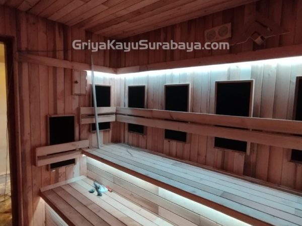jasa pembuatan ruang sauna - griya kayu - 06