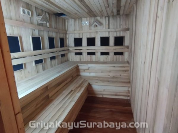 jasa pembuatan ruang sauna - griya kayu sidoarjo - 04